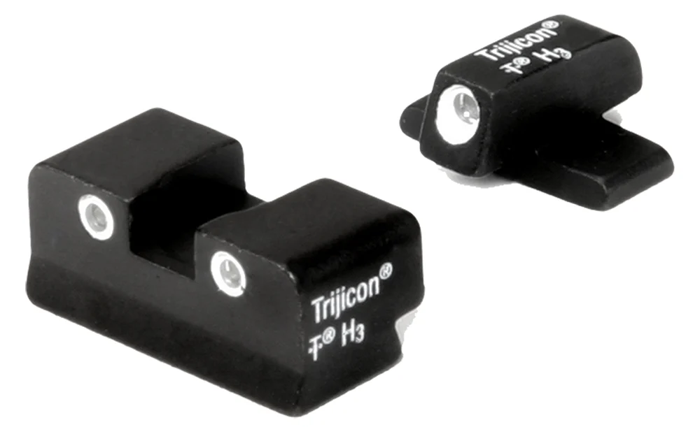 Trijicon 600481 Bright & Tough Night Sights Green/Tritium White Outline Front Sight-Green/Tritium White Outline Rear Sight Springfield Armory XD/XD-M/XD-S