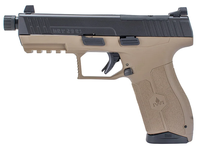 IWI MASADA OR 9MM 4.6" 3DOT TB FDE 10RD