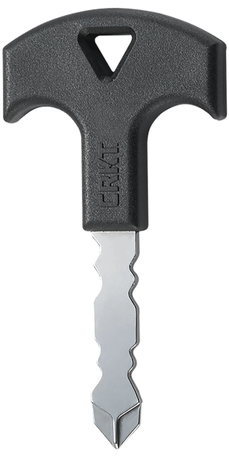 CRKT 9705 Williams Defense Key Matte Black 3CR13 Steel Includes Phillips Screwdriver