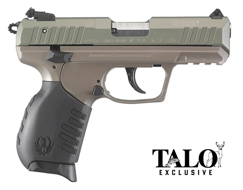 SR22 22LR 3.5" Jungle Grn/EliteEarth TALO