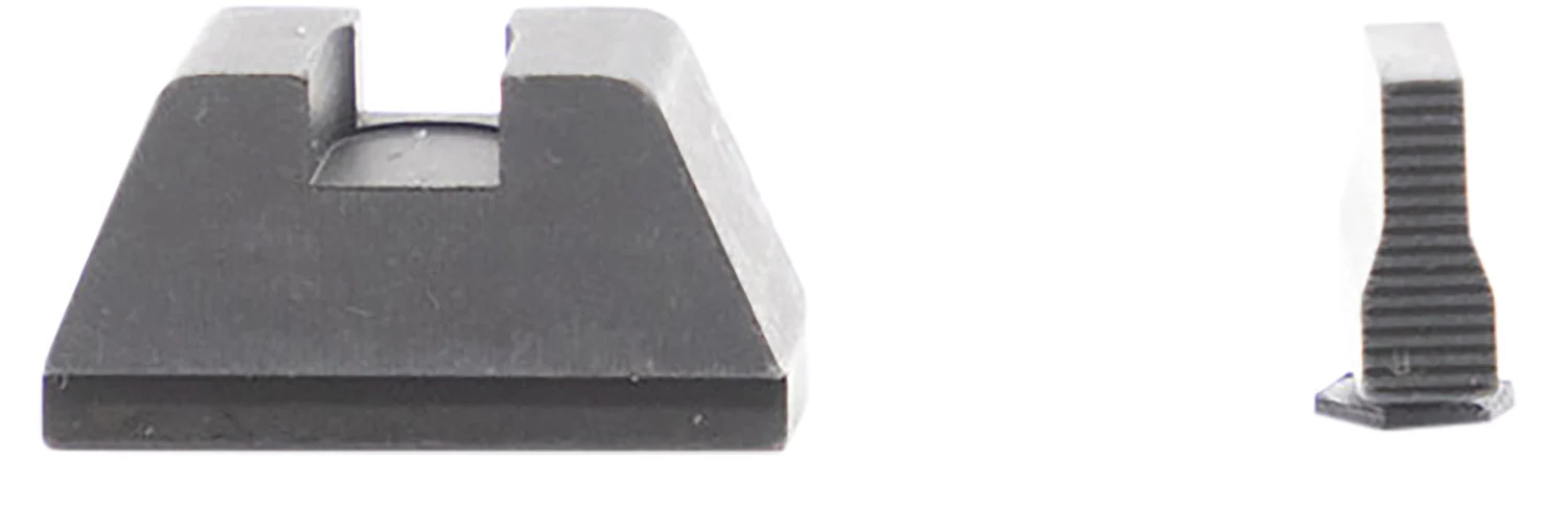 AmeriGlo GL429 Optic Compatible Sight Set for Glock XL Tall Serrated Front Sight-Black Rear Sight