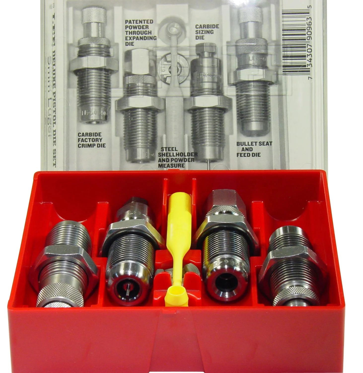 Lee Precision 90447 Deluxe 4 Die Set 380 ACP