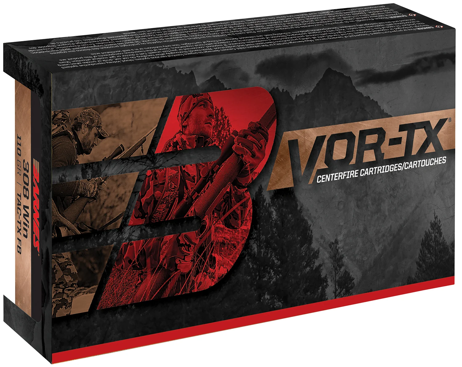 Barnes Bullets 21536 VOR-TX Rifle 300WSM 165gr Tipped TSX Boat Tail 20 Per Box/10 Case
