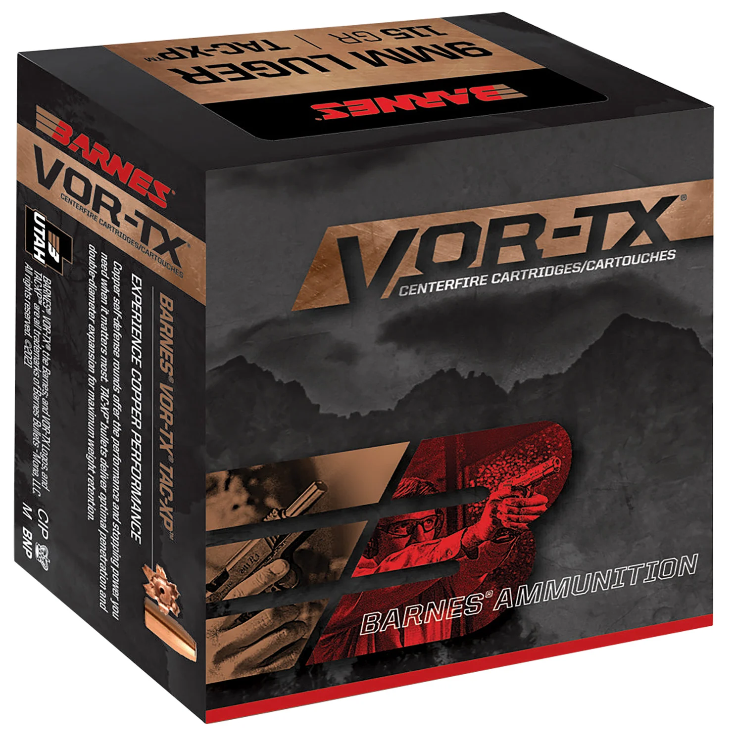 Barnes Bullets 21543 VOR-TX Handgun 357Mag 140gr Barnes 20 Per Box/10 Case