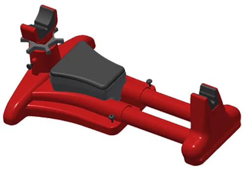 MTM Case-Gard KSR-30 K-Zone Shooting Rest Rifle/Handgun Red Plastic