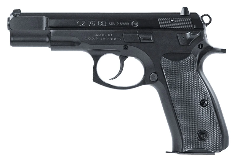 CZ-75 BD,9MM Black, 4.6" FS, CA 10rd