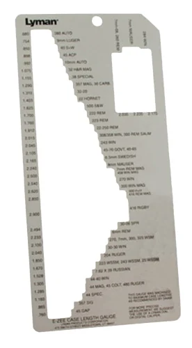 Lyman 7832215 E-Zee Case Length Gauge 1 All Over 70 Rifle/Pistol & Rifle Cases