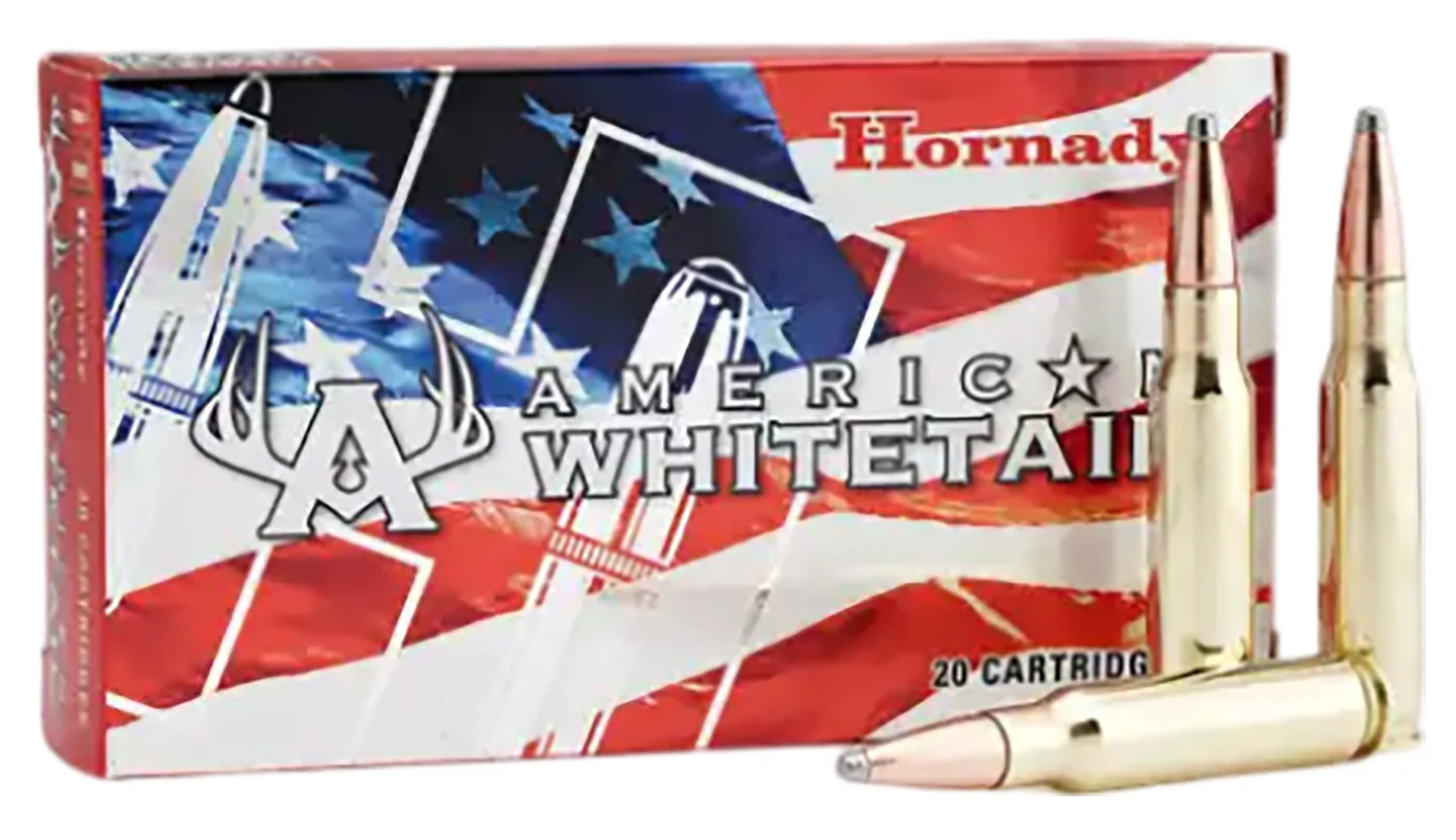 Hornady 8090 American Whitetail 308Win 150gr InterLock Spire Point 20 Per Box/10 Case