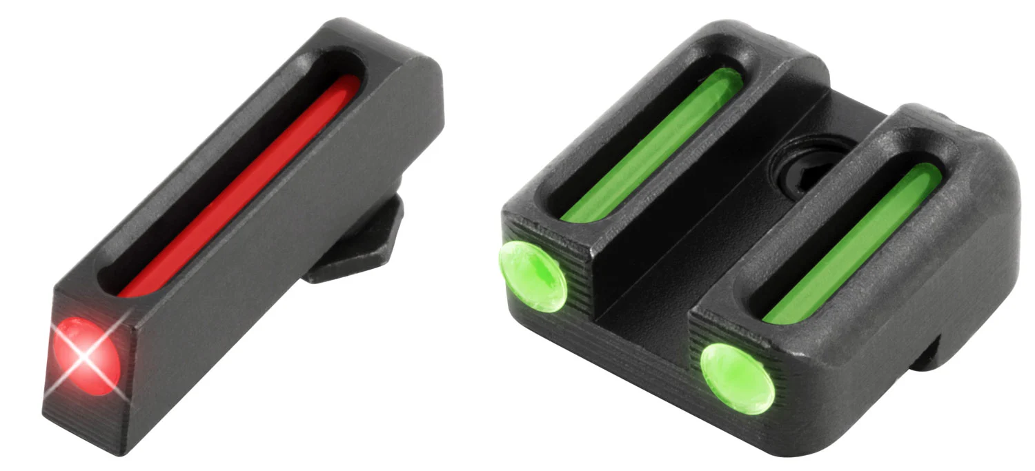 TruGlo TG131G3 Fiber-Optic Red/Fiber Optic Front Sight-Green/Fiber Optic Rear Sight Glock 42/43/43X