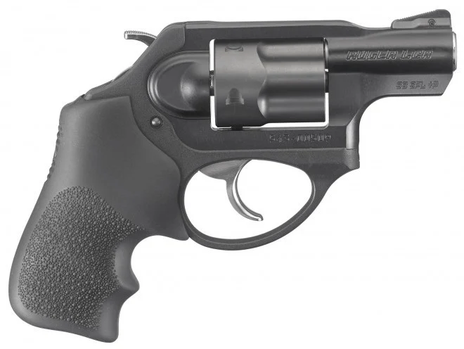 RUGER LCRX 38SPC+P BL/HOGUE 5RD