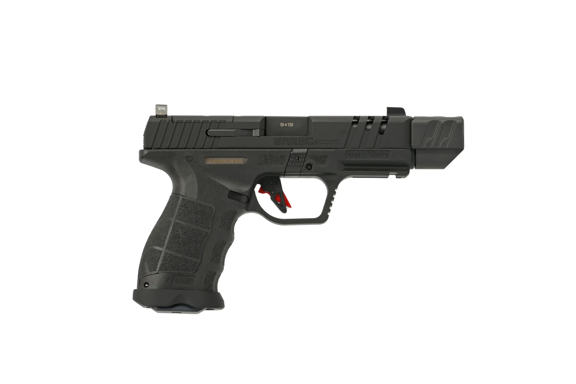 SAR FIREARMS SOCOM CPT COMP 9MM BLK 4.5"