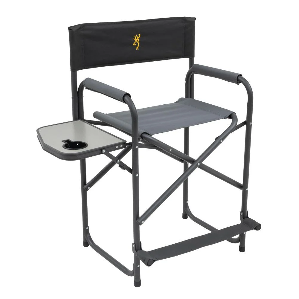 Alps Browning Directors Chair XT Plus Camping Chair Charcoal/Grey