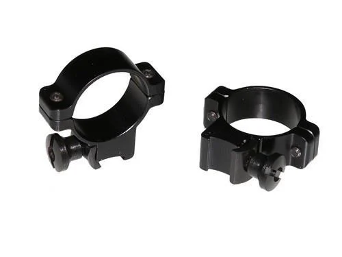 Burris Deluxe Aluminum .22 Rings 1" Medium 0.80 in Actual Height - Gloss
