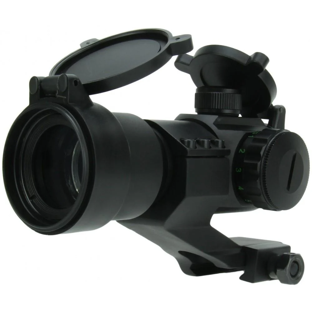 TacFire Red/Green Dot Sight 1x30 Dual Illum. Black with Cantilever Mount