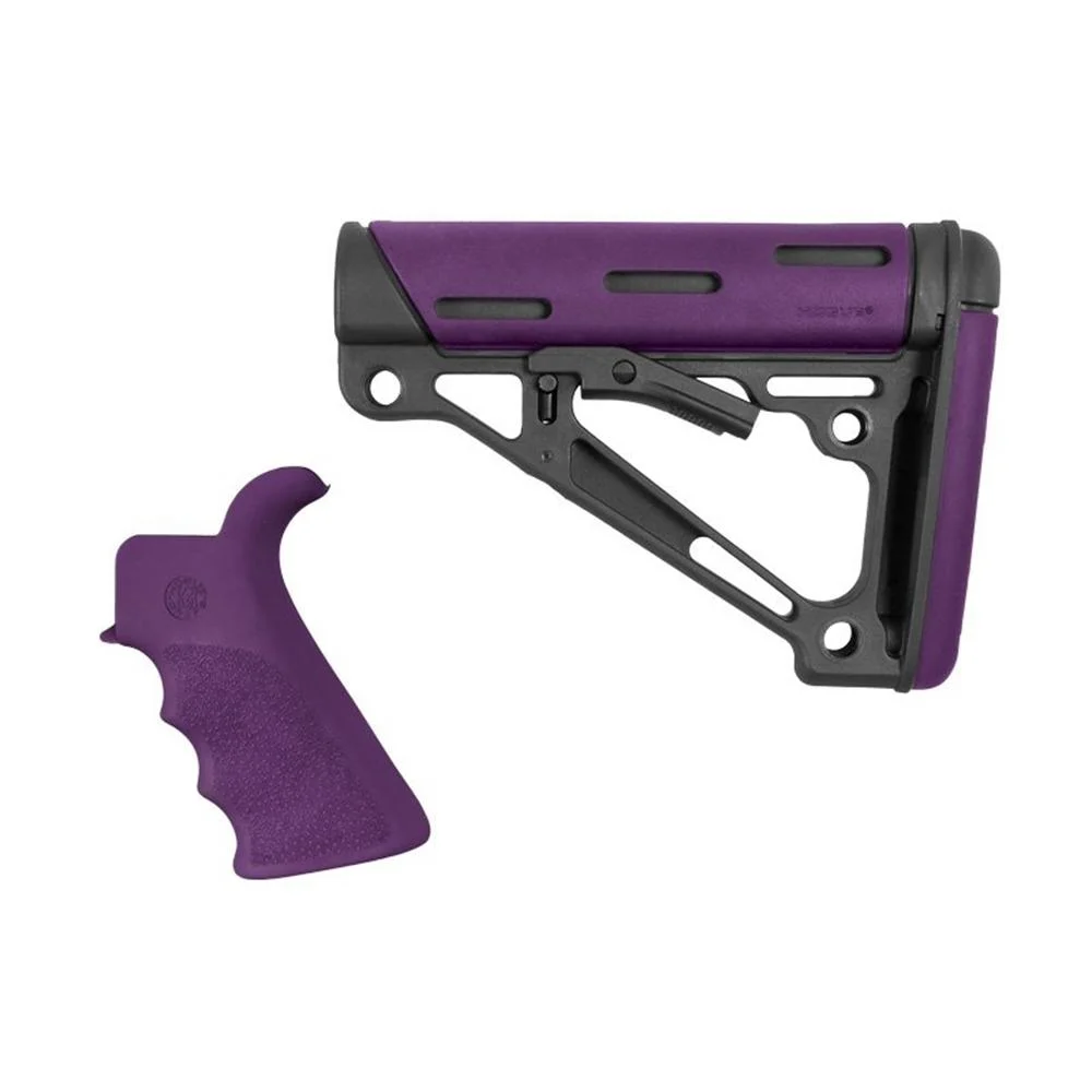 Hogue AR-15/M16 Kit Overmolded Beavertail Grip And Collapsible