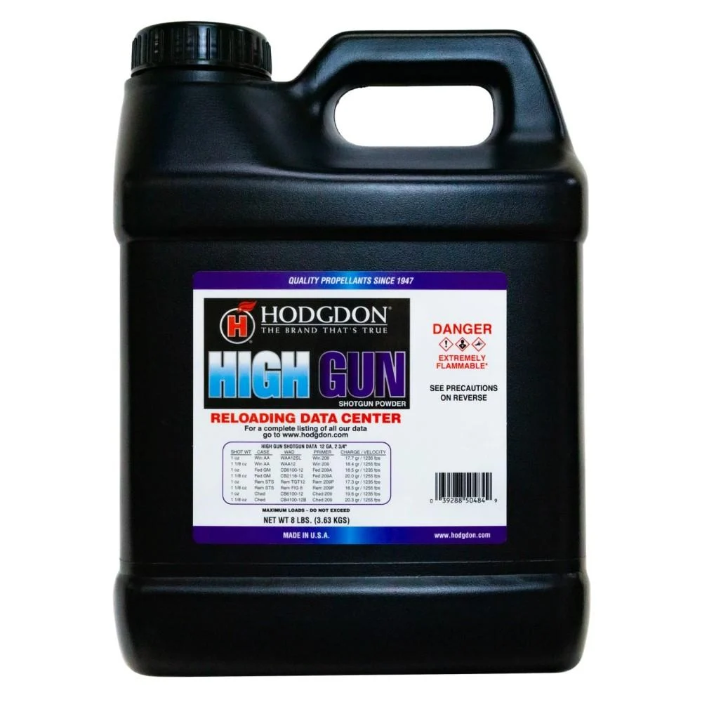 Hodgdon High Gun Shotgun/Pistol Powder - 8lbs