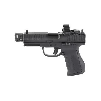 FMK 9C1 G3 Handgun 9mm Luger 14(1) &17(1)rd Magazines 4.5" Threaded Barrel Red Dot Black Frame