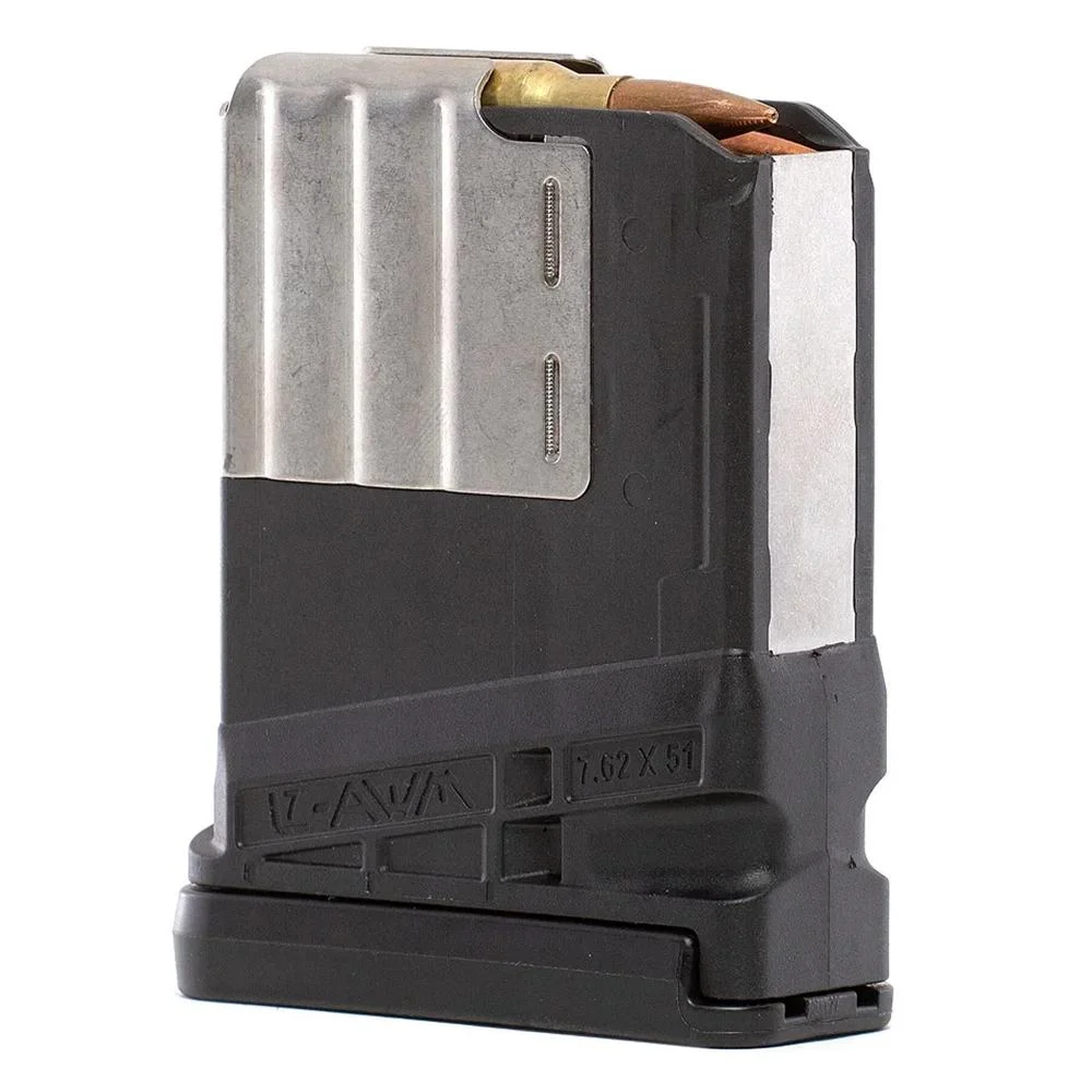 Lancer L7AWM Gen 2 Rifle Magazine Black .308 Win/7.62x5mm/6.5 Creedmoor 10/rd