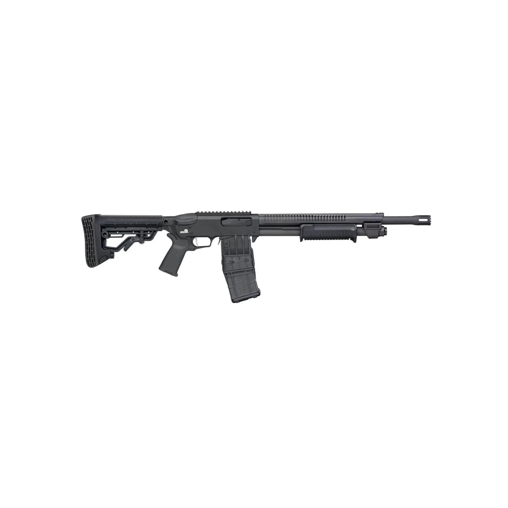 Mossberg 590RM Mag Feed Stand-Off Shotgun 12ga 10rd Magazine 18.5" Barrel AR-Style Rotary Safety