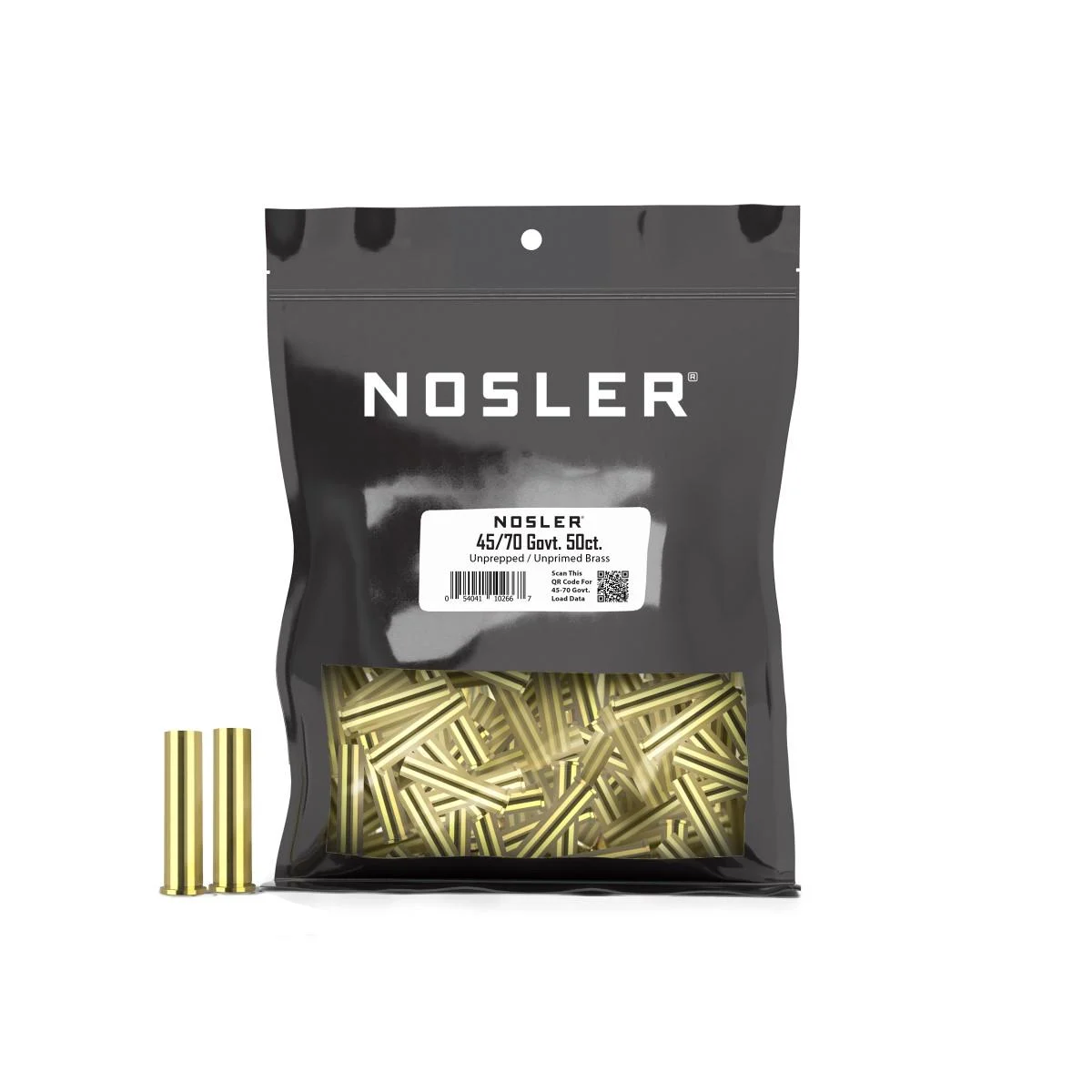Nosler Unprimed Bulk Bag Brass 45-70 Govt (50 ct)