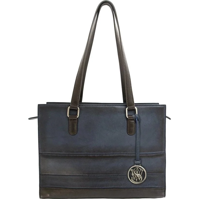Smith & Wesson Structured Handbag Concealed Carry Purse Blue