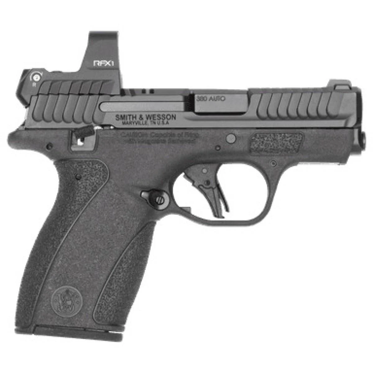 S&W Bodyguard 2.0 w/RFX1 Thumb Safety Blk .380 Auto 2.75in 10rnd SF