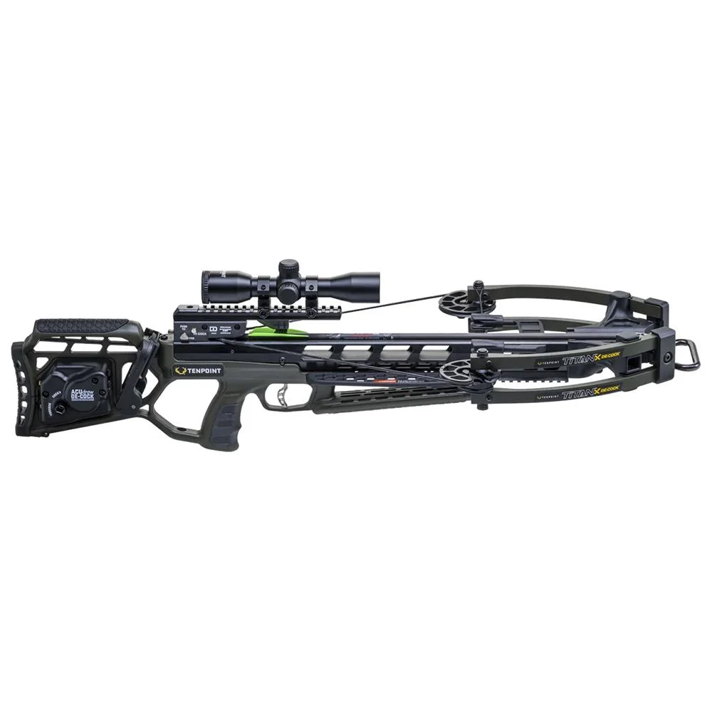 Ten Point Titan X Decock ACUdraw De-Cock Pro-View 400 Scope Moss Green