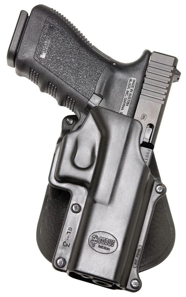 Fobus Standard Paddle Holster for Glock 20|Glock 21|Glock 37|Glock 38 Black Right Hand