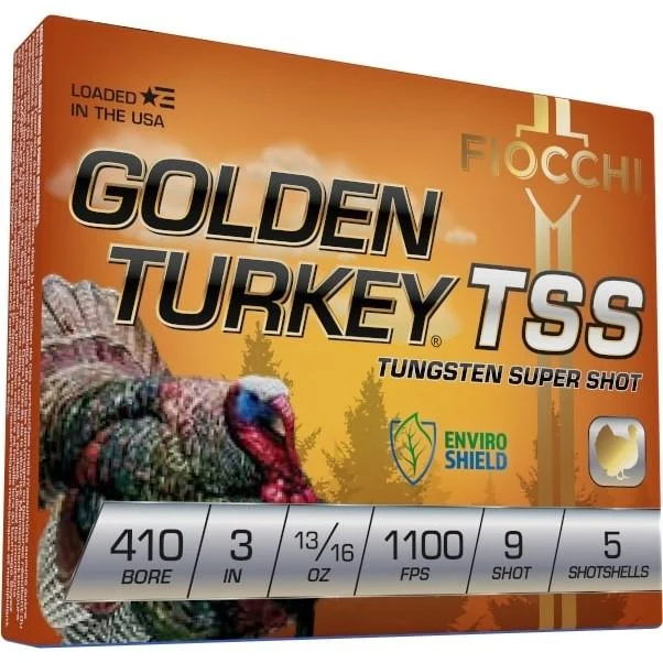 Fiocchi Golden Turkey Tungsten TSS Shotshells 410 ga 3