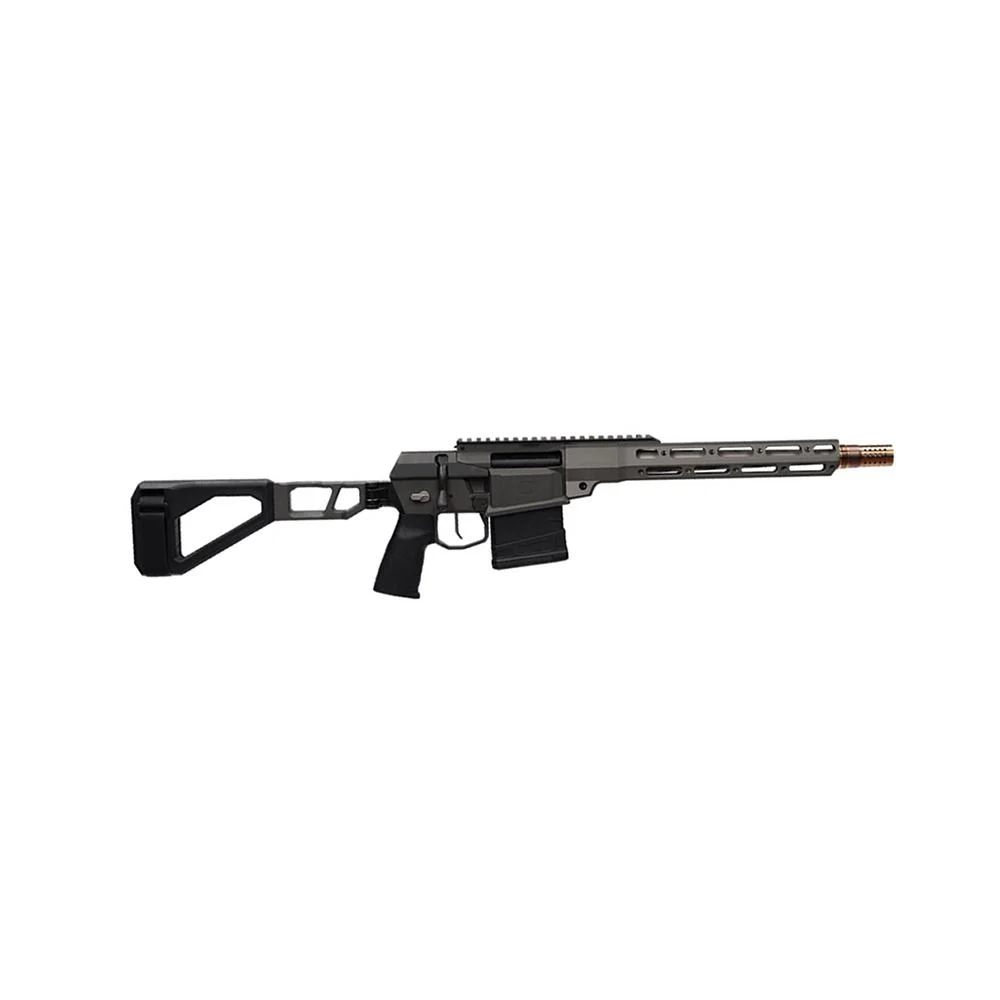 Q Fix 8.6 BLK Pistol 8.6 BLK 10rd Magazine 12" Barrel Grey w/Black Accents Brace