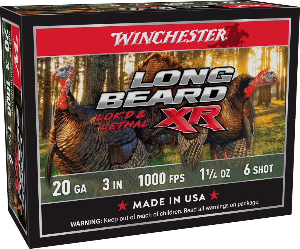 WINCHESTER LONG BEARD XR 20G 3" #6 1.25OZ 10RD BX 100RD CS