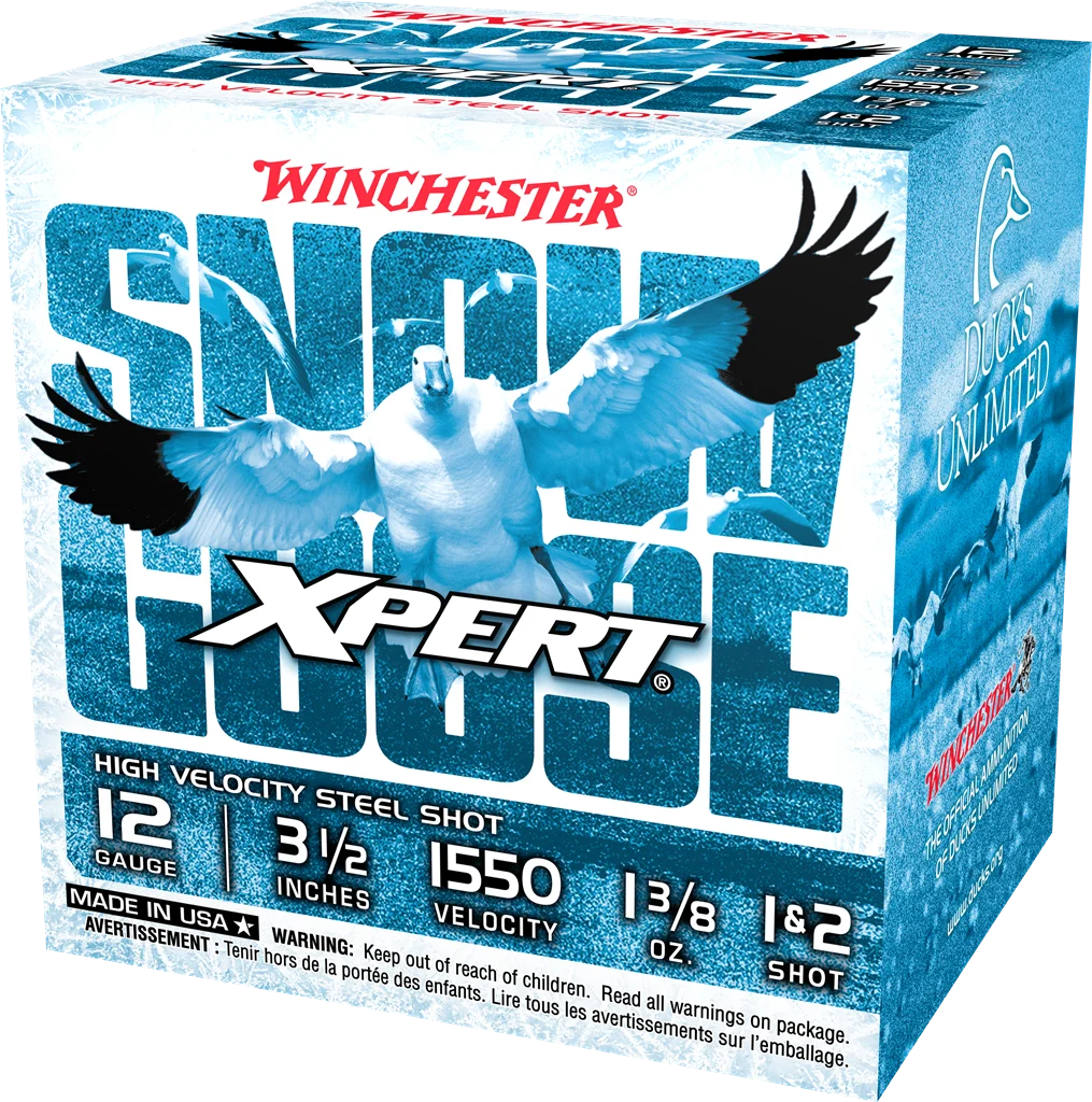 WINCHESTER XPERT SNOW GOOSE HIGH VELOCITY 12GA 3-1/2 #1 AND #2