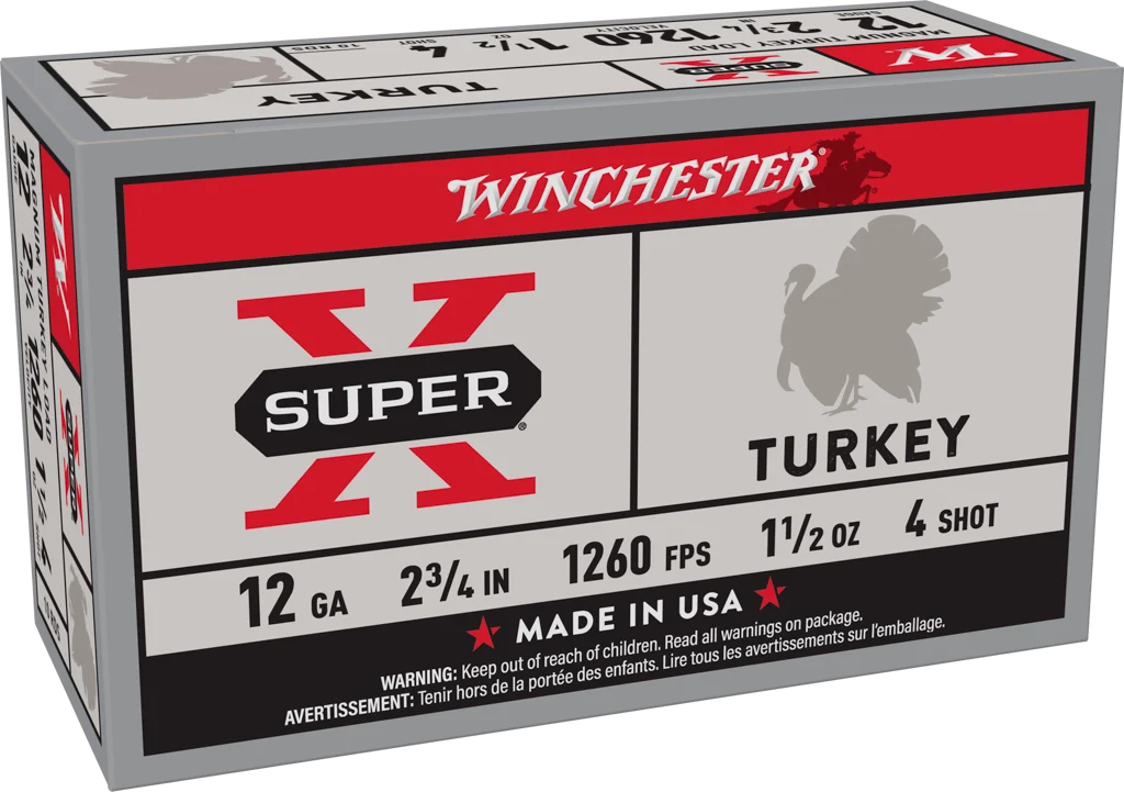 WINCHESTER SUPER X TKY LOAD 12G 23/4 11/2 #4