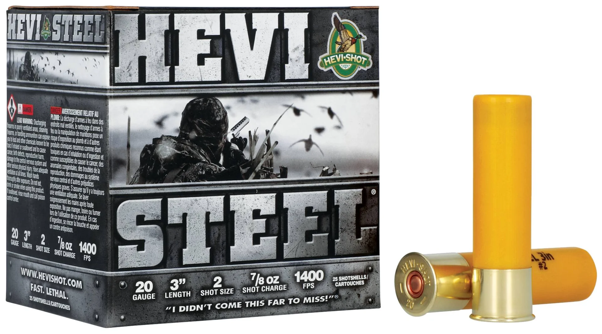 Hevishot 20 Gauge Steel – 25rd