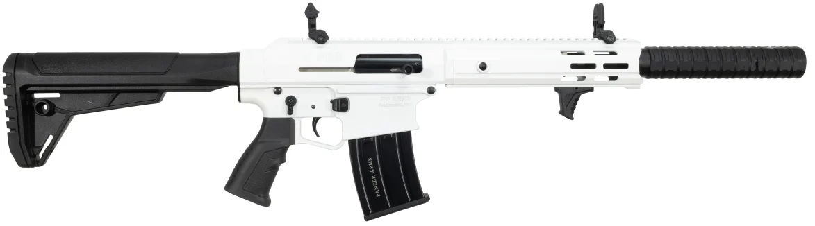 PANZER AR12 PRO S TACTICAL 12G 18.5" ALPINE WHITE 5RD