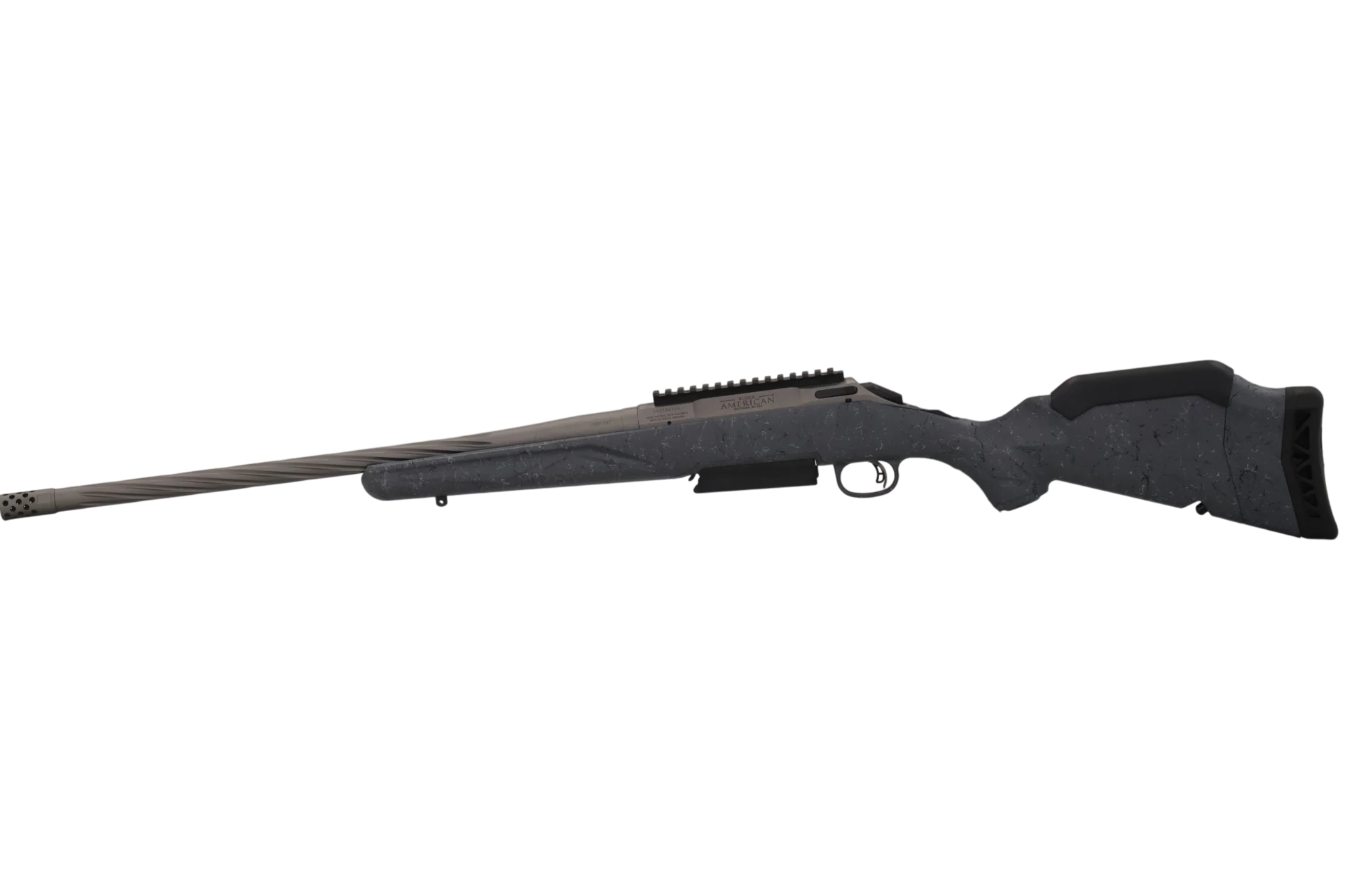 RUGER AMERICAN G2 WILDERNESS TOPO 7MM PRC 20" SPIRAL FLTD T.B. GRY SPLTR 3RD