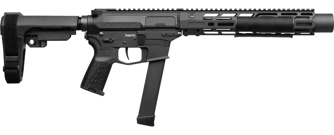 CMMG PISTOL SD 9MM GLOCK PATTERN SUPPRESSED ZEROED BANSHEE 1-33RD ZEROED TRIGGER W/ CMMG11DB029