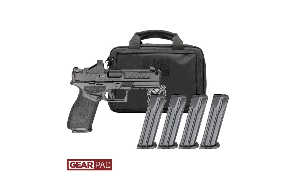 SPRINGFIELD ARMORY ECHELON 4.0C COMP CMPCT 9MM PISTOL U DOT GEAR PAC VIRIDIAN RFX11,BAG,4MAGS