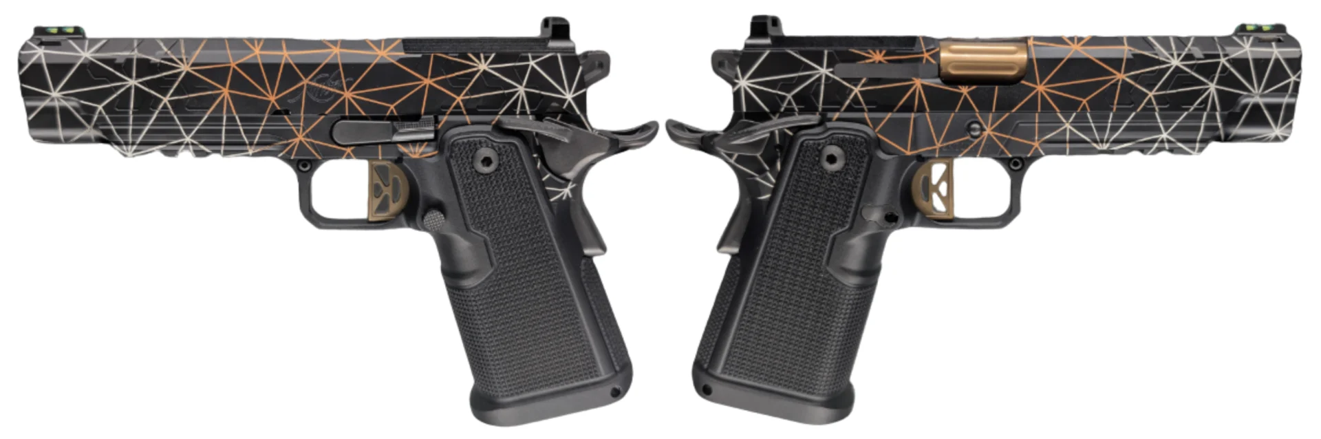 KIMBER 2K11 GALAXY O.R. 45ACP PISTOL 5", BLK,ORANGE, WHITE 3-13RD MAGS