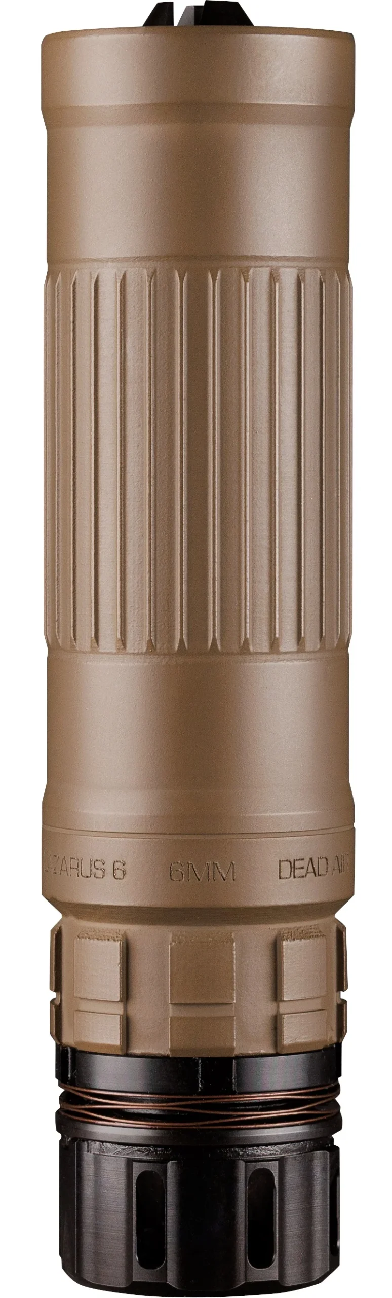 DEAD AIR ARMAMENT LAZARUS6 KM 5.56/6MM SLNCR FDE