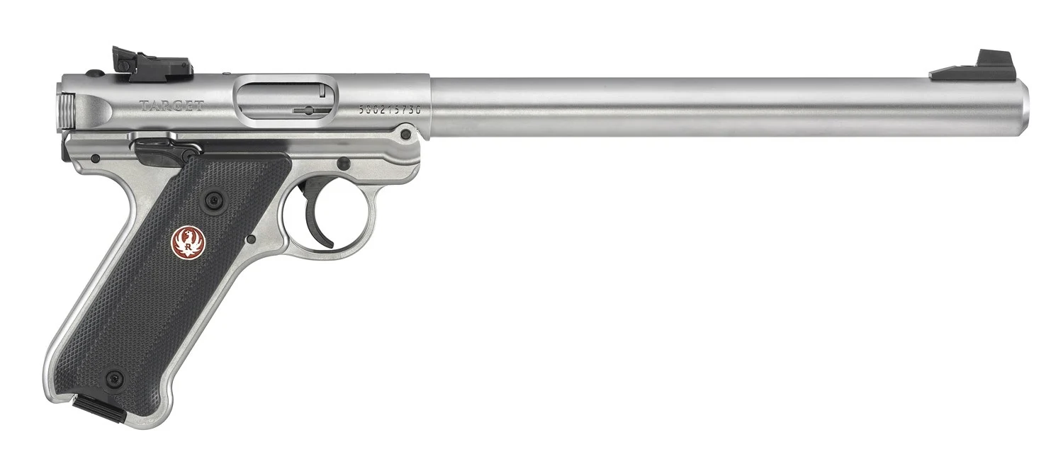 RUGER MKIV TRGT 22LR 10" SS/SYN 10+1