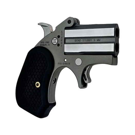 BOND ARMS STUBBY 9MM SS 2.2" FS B6 Grips