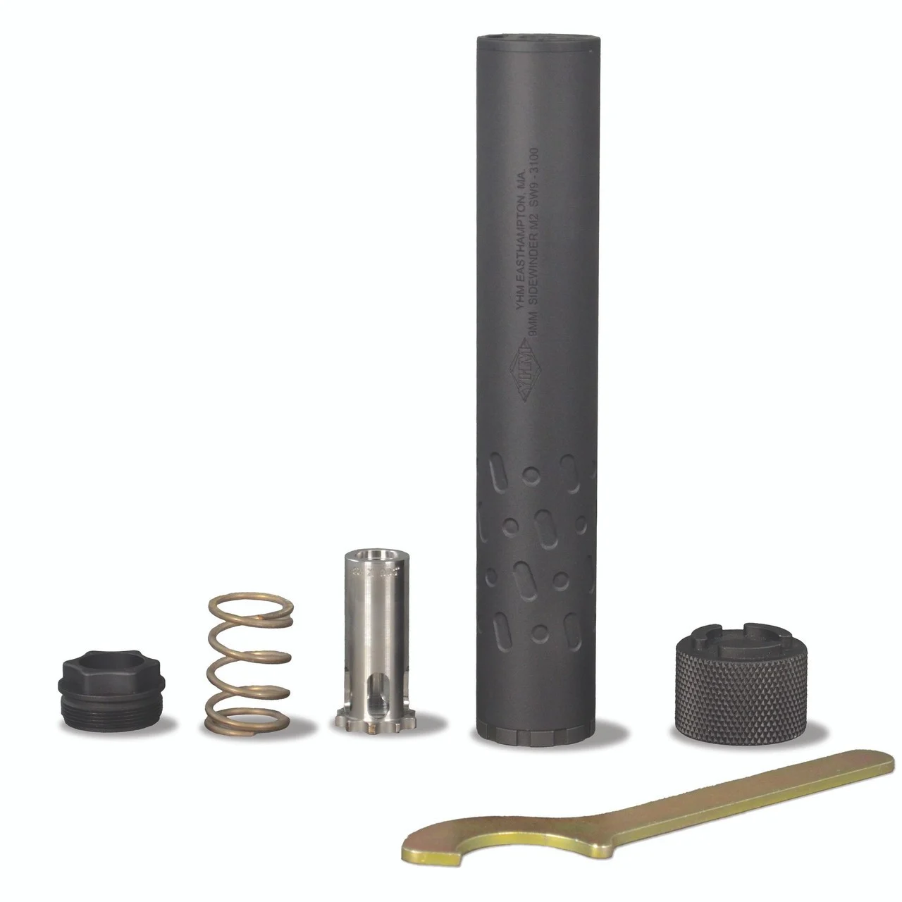 YANKEE HILL MACHINE COMPANY SIDEWINDER M2 9MM 1/2X28 BLACK